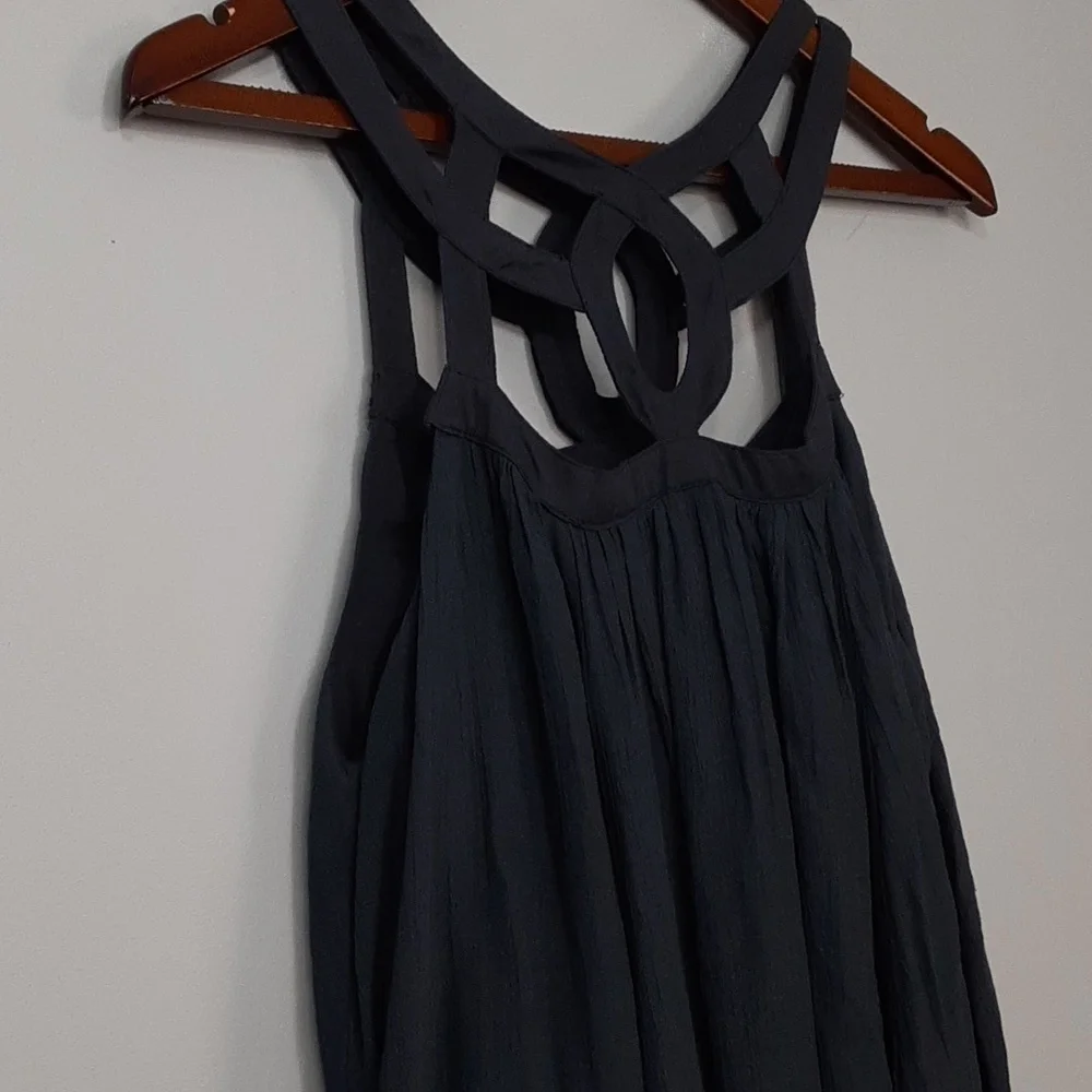 Wishlist Nordstrom Siren By Design Navy Key Halter High Neck Maxi Dress